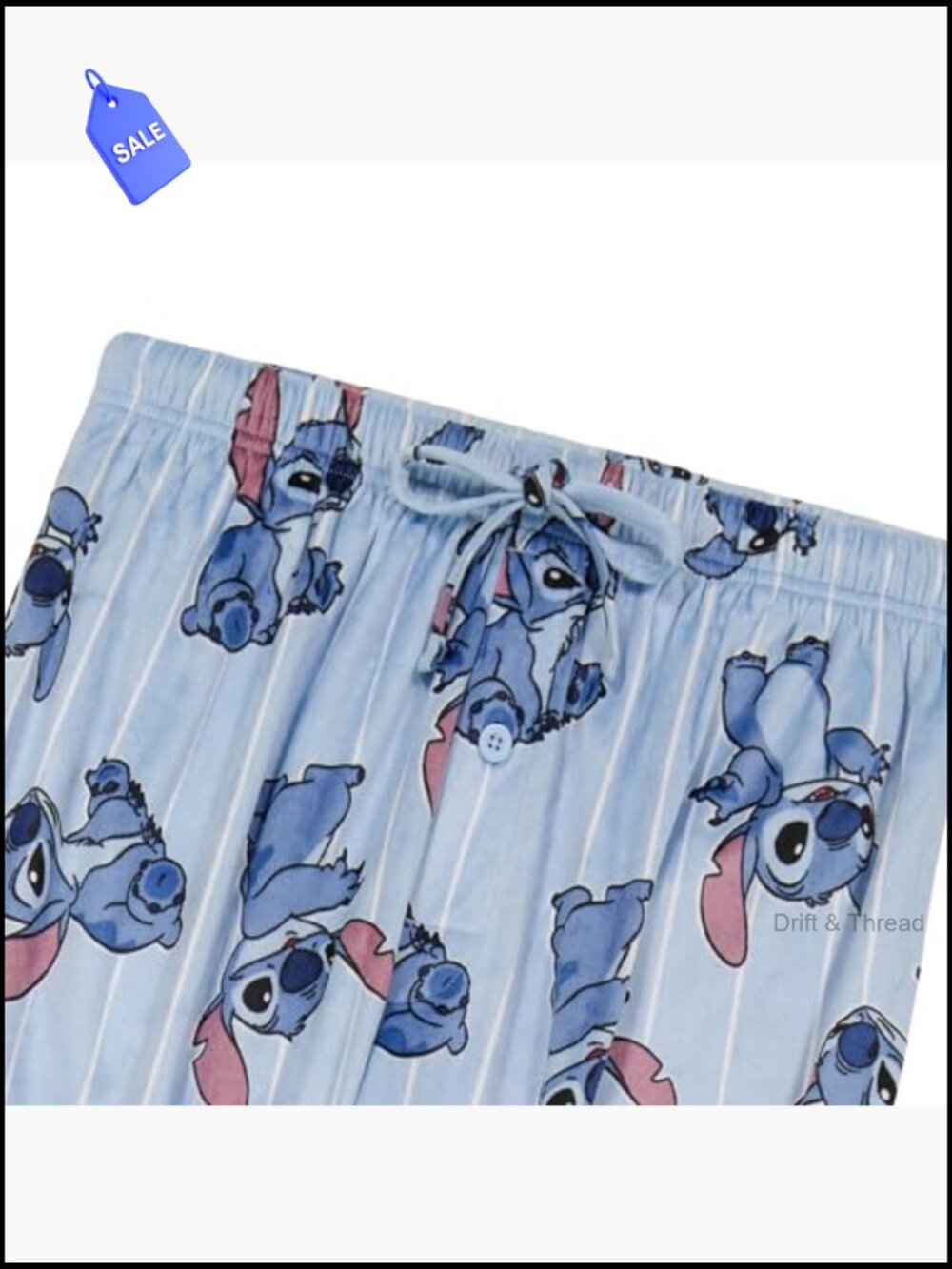 Disney Lilo & Stitch Lounge Pant, XL, Drawstring, Fleece - Picture 2 of 3